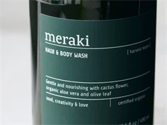 Meraki green harvest moon hair & body wash 490ml